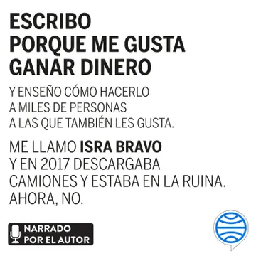 escribo porque me gusta ganar dinero