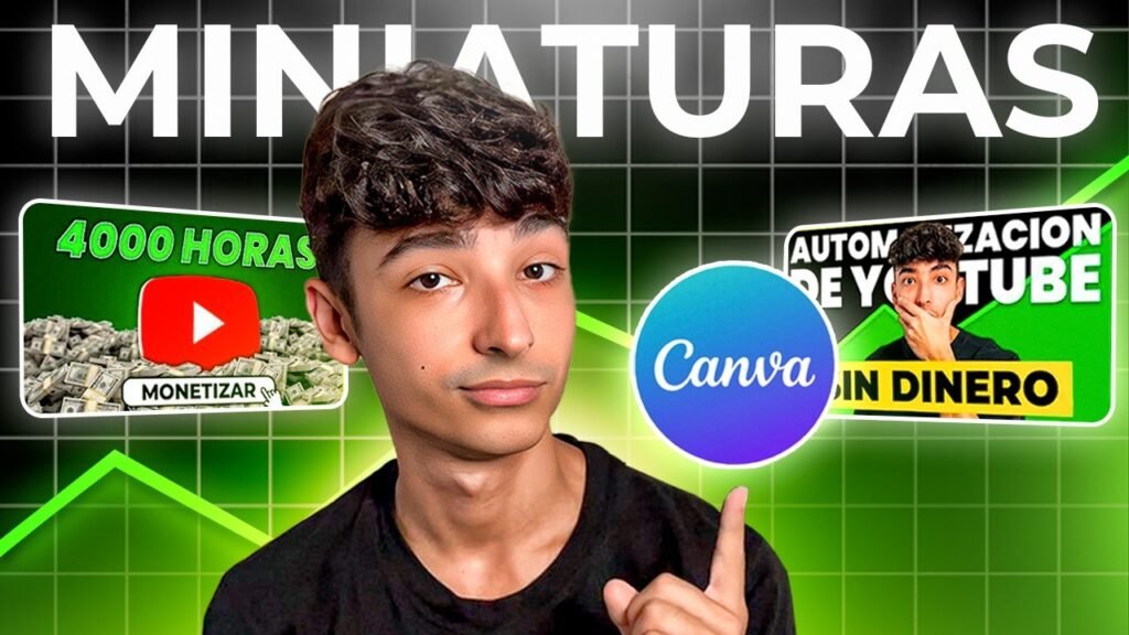 video como hacer miniatura de youtube en canva